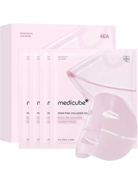 Medicube PDRN Pink Collagen Gel Mask — Hydrating Pink Sheet Mask (4ea)